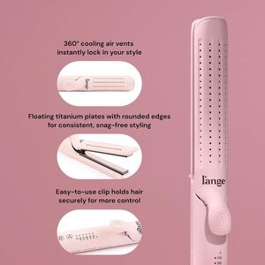 Lange Pink Hair Straightener